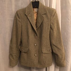 Olive green wool jacket